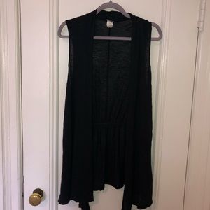 Black cotton “vest”